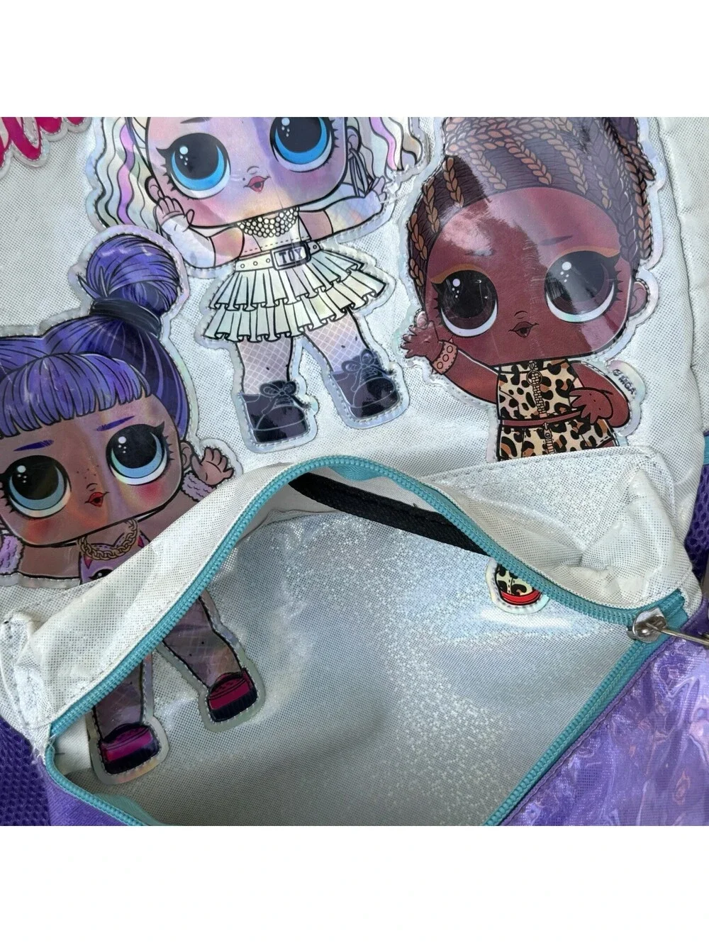 LOL Surprise Be Bold Backpack Book Bag Senior Year Purple Glitter Girls